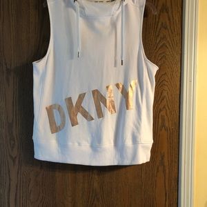DKNY Sleeveless Hoodie